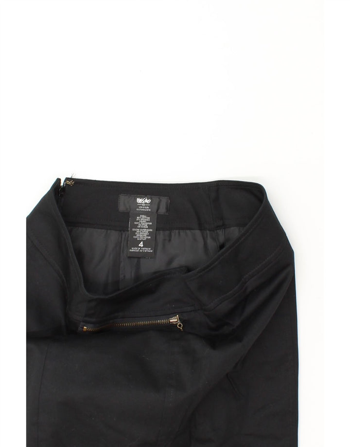 MOSSIMO Womens Pencil Skirt W26 Small  Black Cotton Vintage Mossimo and Second-Hand Mossimo from Messina Hembry 