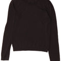 Zara - Jersey de cuello redondo para mujer, talla 40, color negro