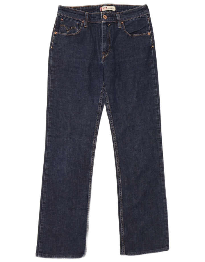 Vaqueros Levi's Mujer 627 Rectos W30 L29 Algodón Azul