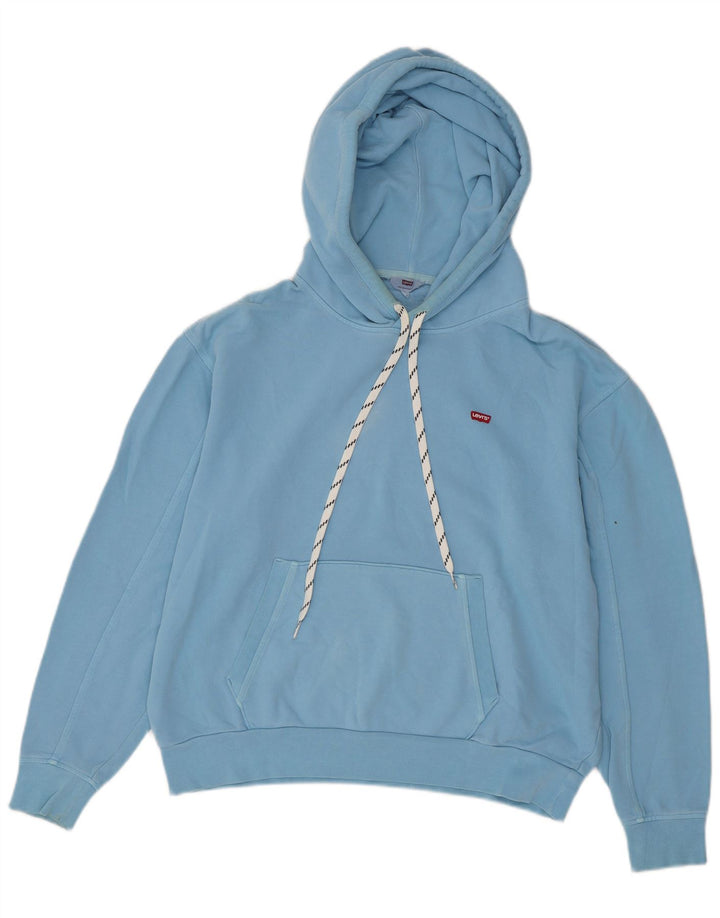 Levi's Jersey con capucha extragrande para mujer UK 10 Small Blue
