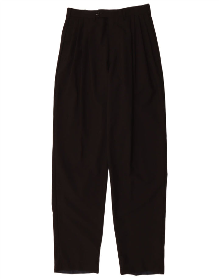 GIAN MARCO VENTURI Pantalón de traje con pinzas para hombre W30 L35 Negro