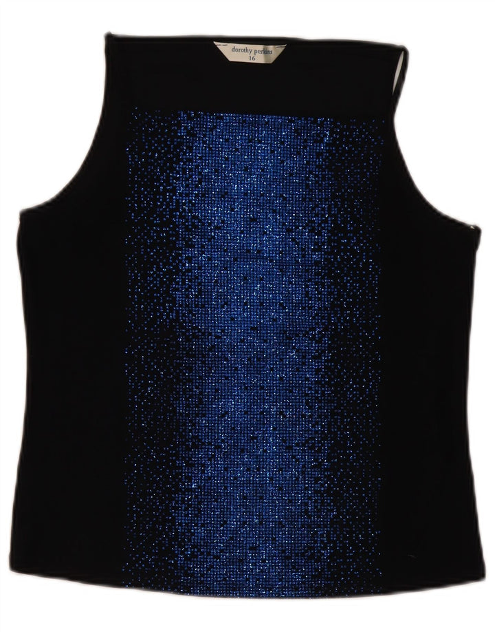 Dorothy Perkins Cami Top para mujer UK 40 Grande Poliéster negro