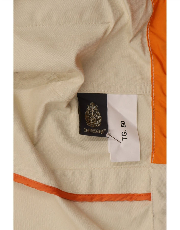 Dondup Chaqueta utilitaria con capucha para hombre IT 50 Large Off White Poliamida