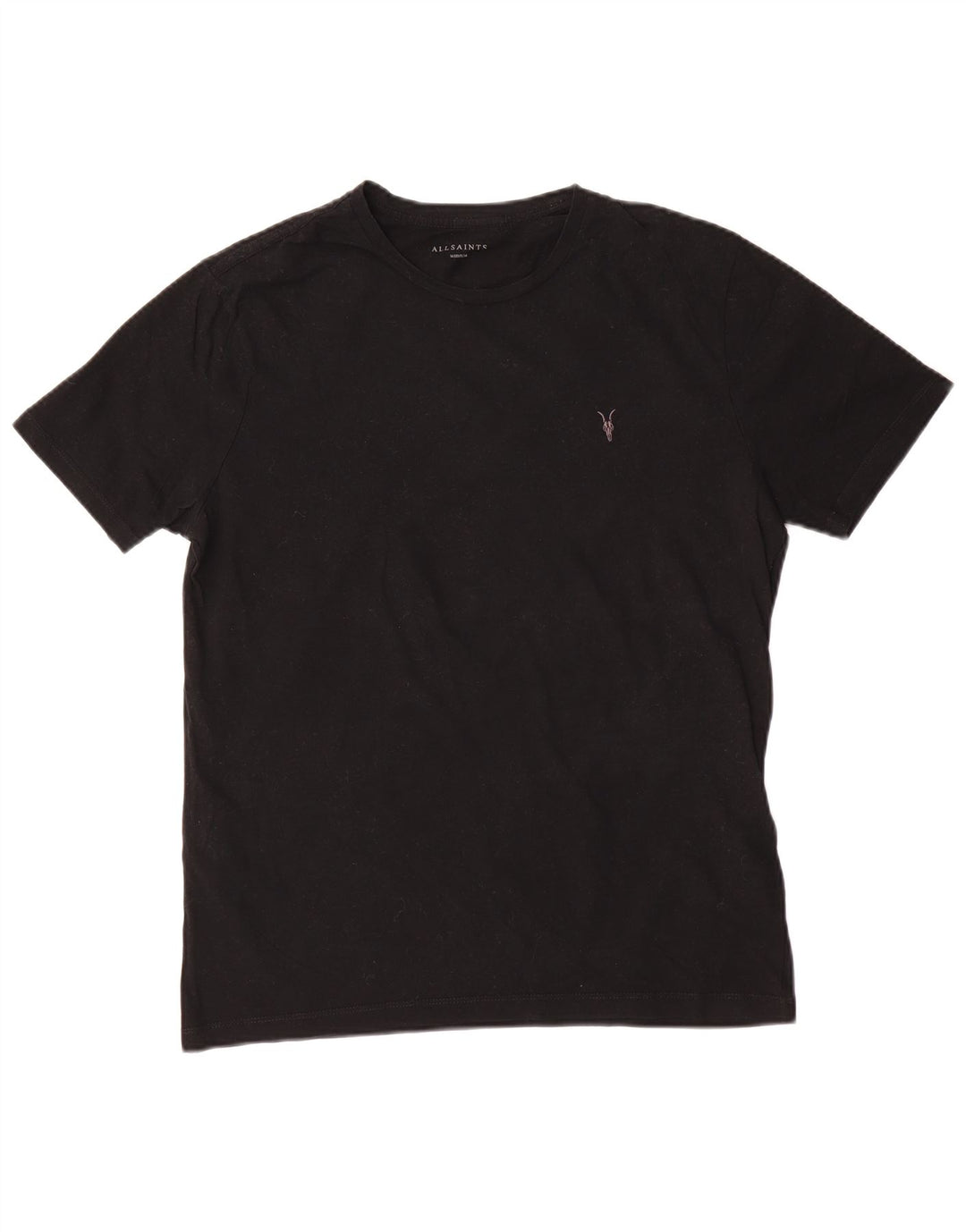Camiseta All Saints Hombre Top Medium Negro Algodón