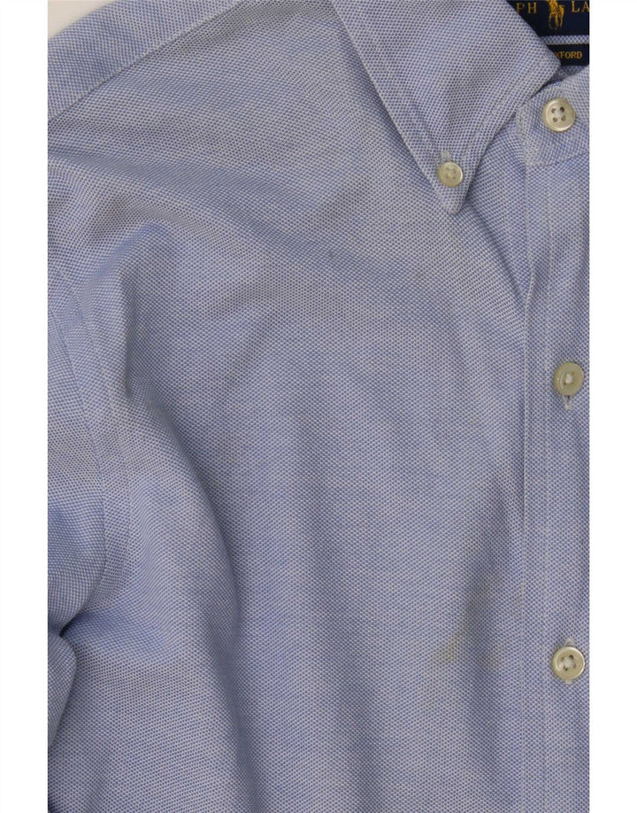 Camisa Ralph Lauren Hombre Pequeña Algodón Azul