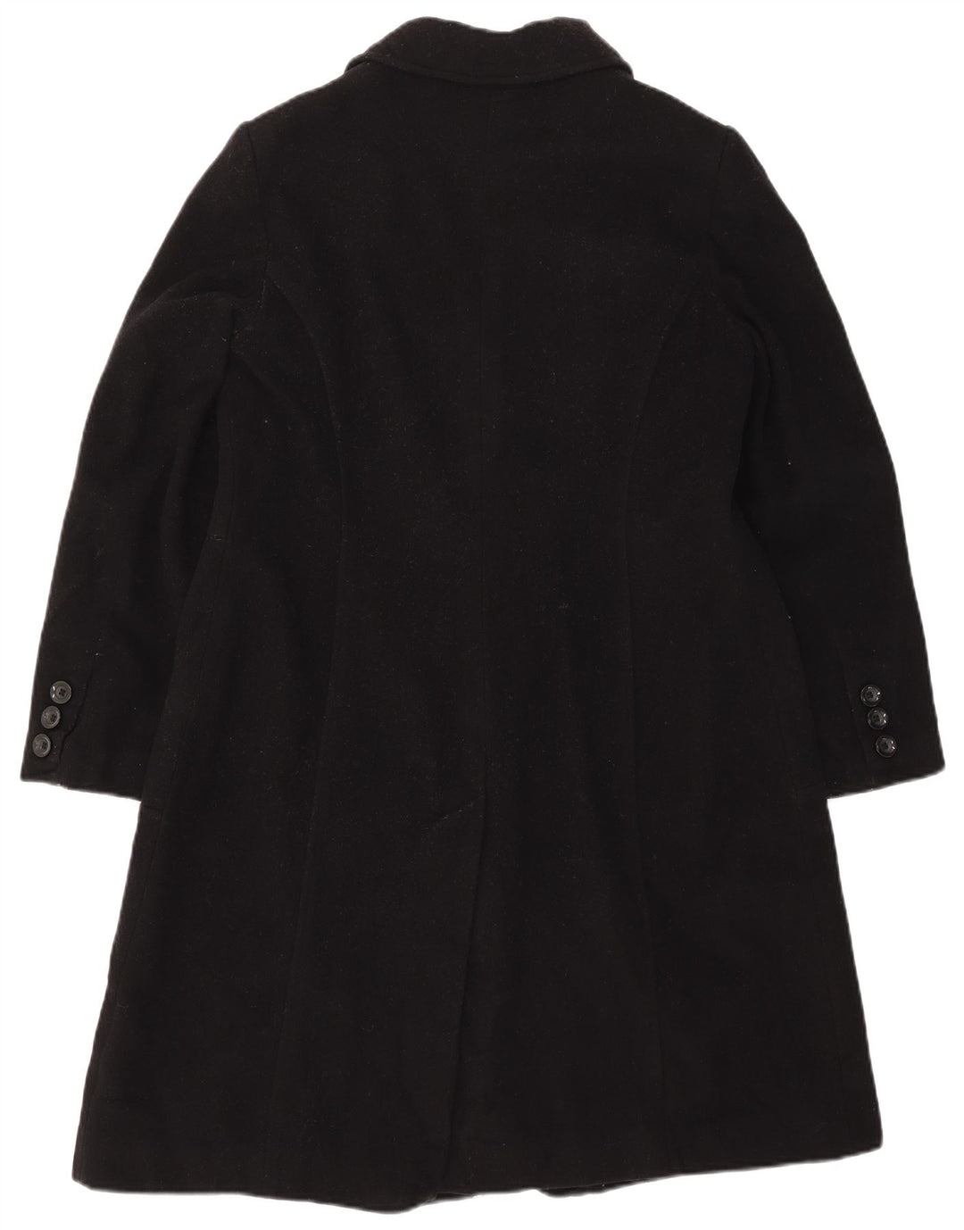 Marks & Spencer Abrigo para mujer UK 46 Grande Lana negra