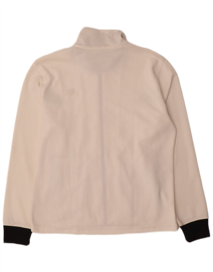 Asics - Chaqueta de chándal para mujer, talla 39, 2XL, nailon color block blanco