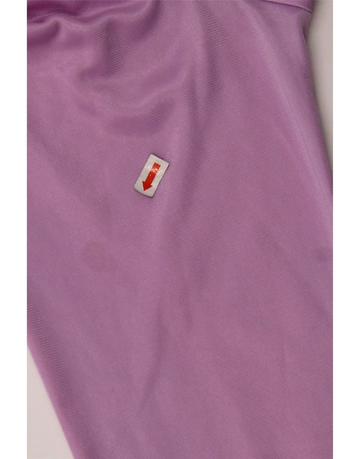 DIADORA Chaqueta superior de chándal para mujer UK 46 Poliéster morado grande