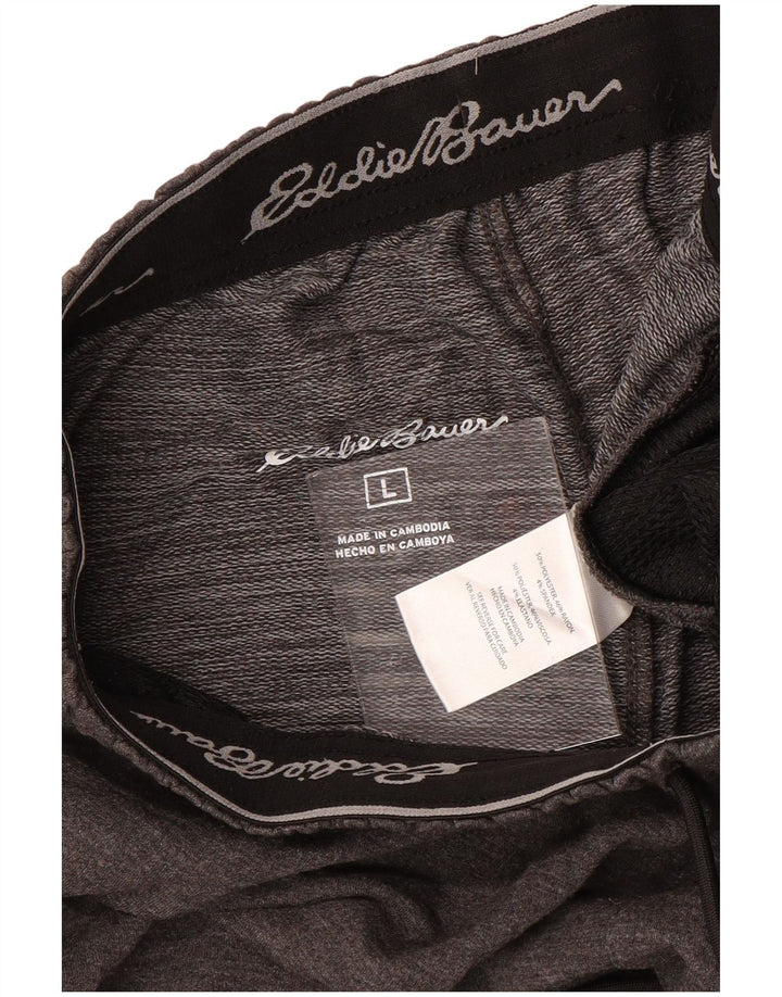 EDDIE BAUER Pantalón de chándal para hombre Poliéster gris grande