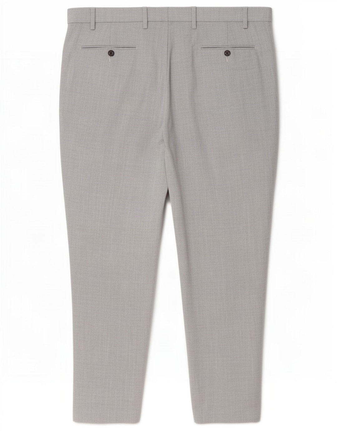Marks & Spencer Pantalón de traje ajustado para hombre W44 L31 Poliéster gris