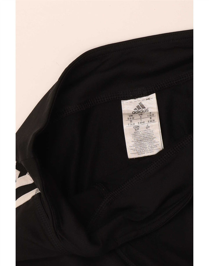 Adidas Leggings para mujer Reino Unido 8/10 Pequeño Negro Poliéster