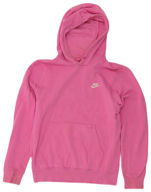 Sudadera con capucha holgada Nike para hombre XS Algodón rosa