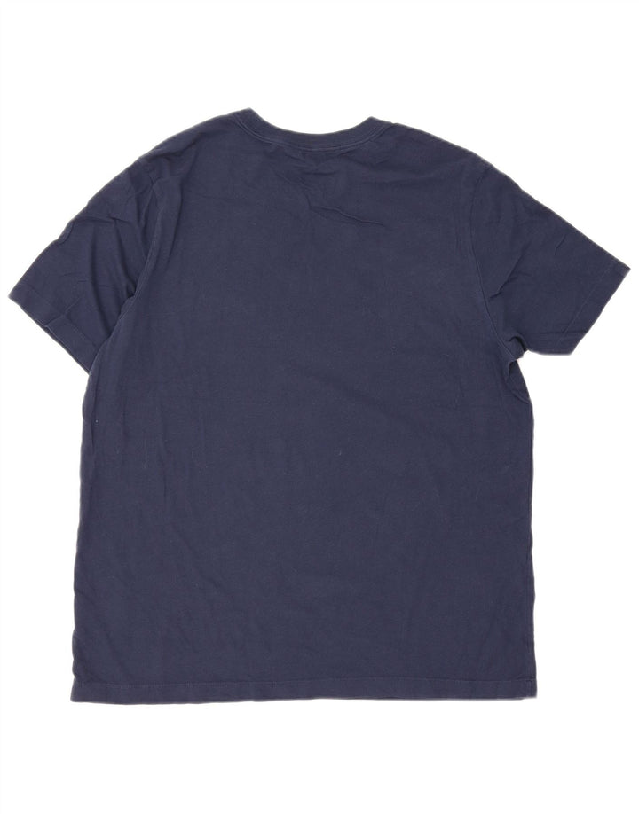 Nike - Camiseta gráfica para hombre, talla grande, algodón azul marino