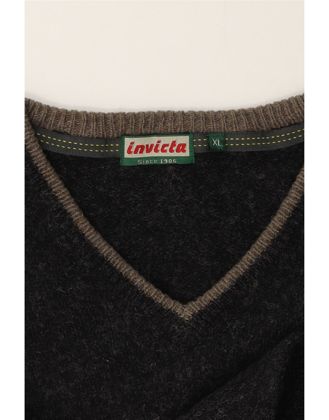 Invicta Jersey con Cuello en V para Mujer UK 40 XL Negro