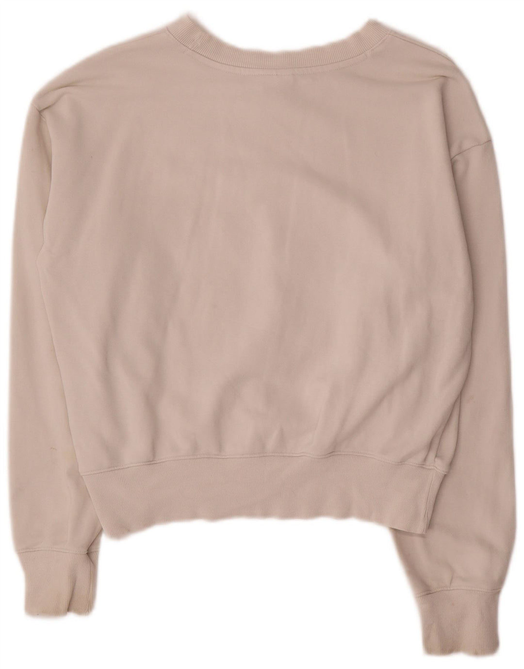 Champion Sudadera Gráfica para Mujer Jersey UK 14 Mediano Algodón Blanco