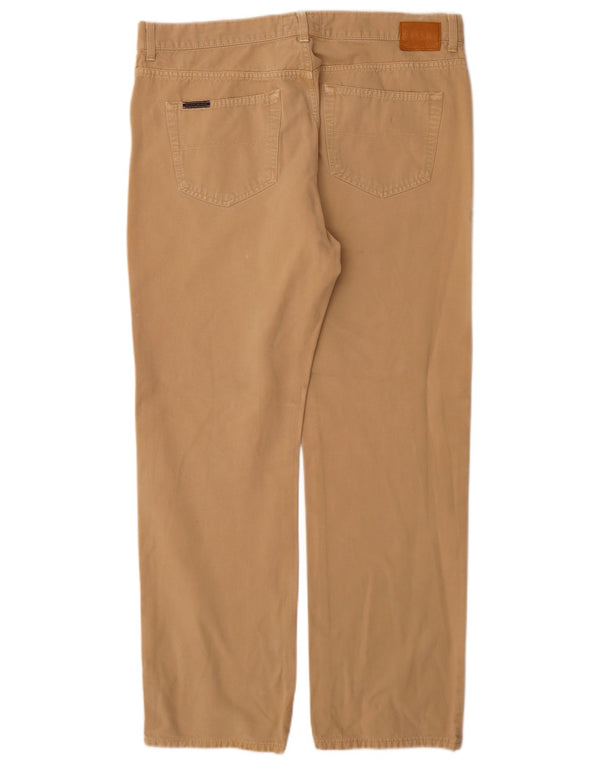Gant Pantalones rectos informales para hombre W38 L32 Algodón beige