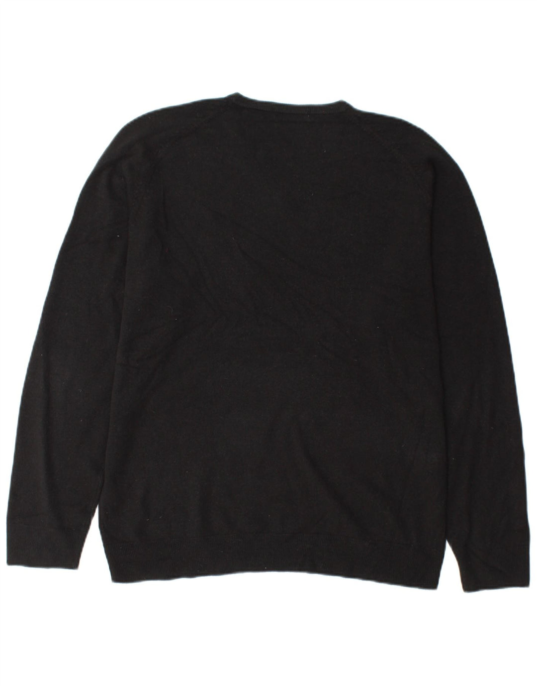 MARKS & SPENCER Jersey con cuello en V para hombre Acrílico negro mediano