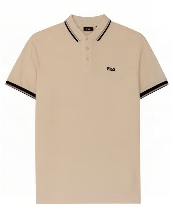 Fila Polo Hombre Algodón Blanco Grande