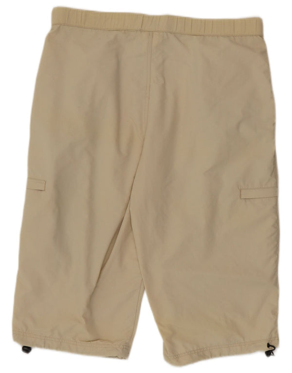 Asics Hombre Cargo Shorts W34 Large Beige Poliamida