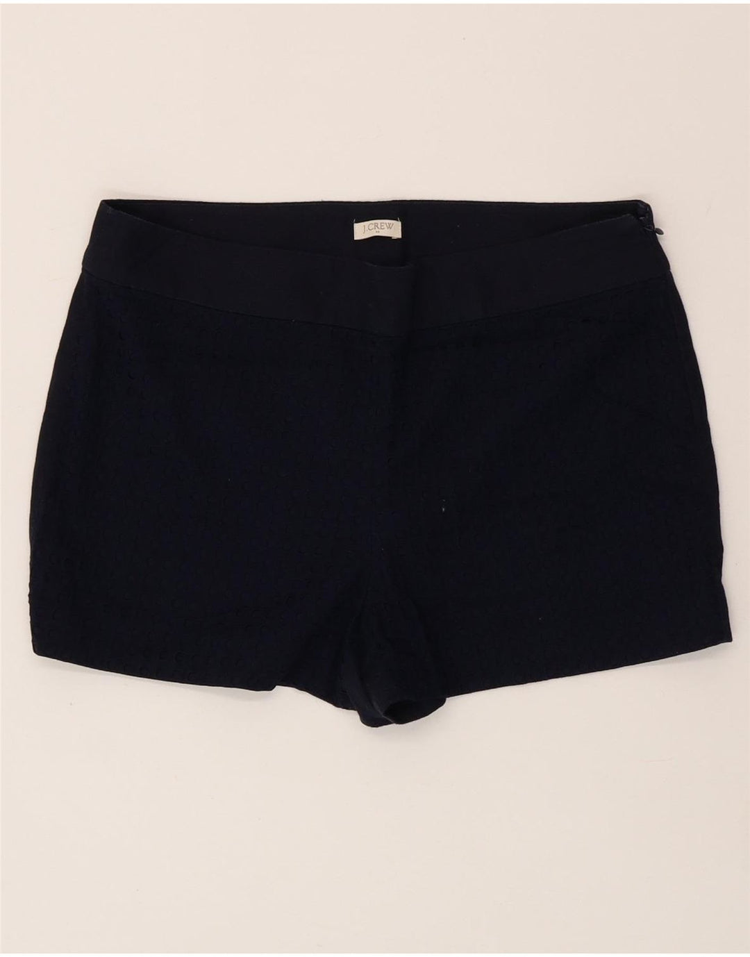 J. Crew Pantalones calientes para mujer US 10 Large W32 Azul marino Algodón
