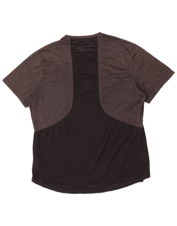 Umbro Camiseta para hombre Top 2XL Gris Colorblock Poliéster