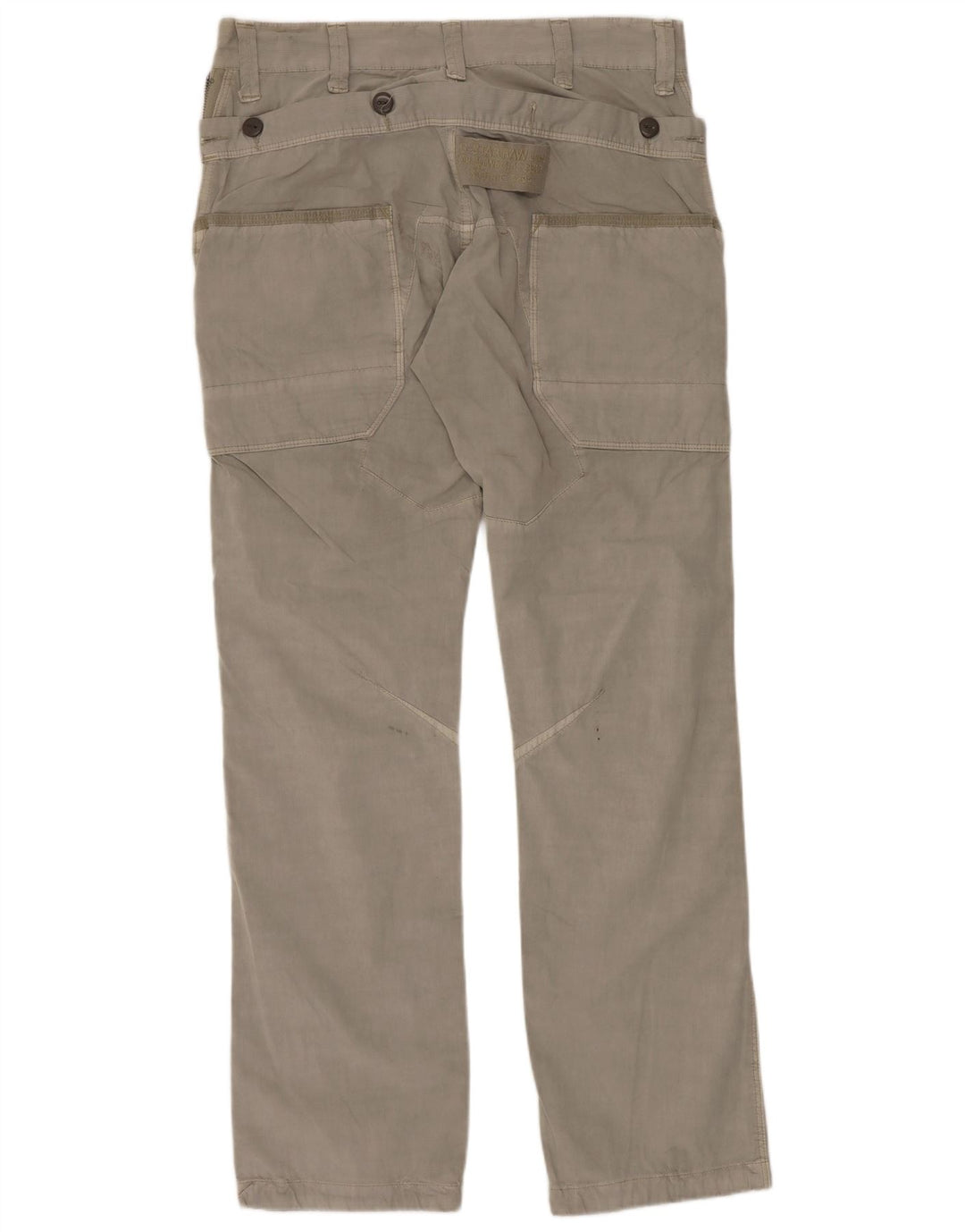 G-Star Hombre Pantalones Cargo Rectos W32 L30 Gris