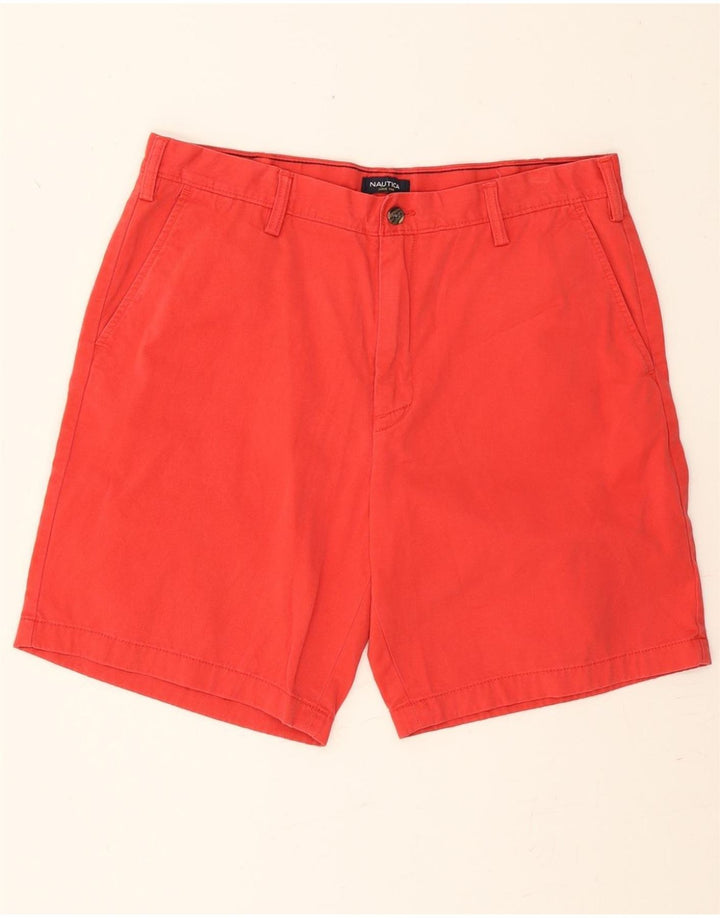 NAUTICA Mens Chino Shorts W36 Large Red Cotton Vintage Nautica and Second-Hand Nautica from Messina Hembry 