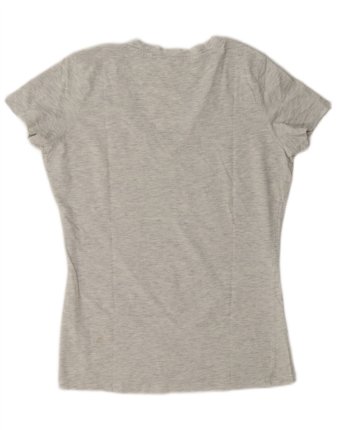 Guess Camiseta gráfica para mujer Top UK 44 Gris medio moteado