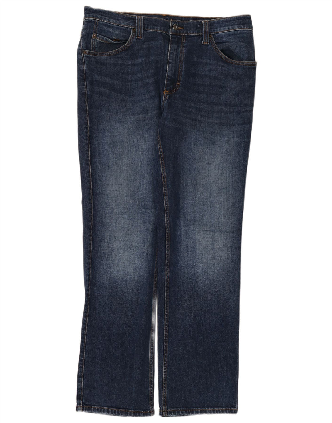 Mustang Vaqueros Rectos Oklahoma para Hombre W36 L32 Algodón Azul
