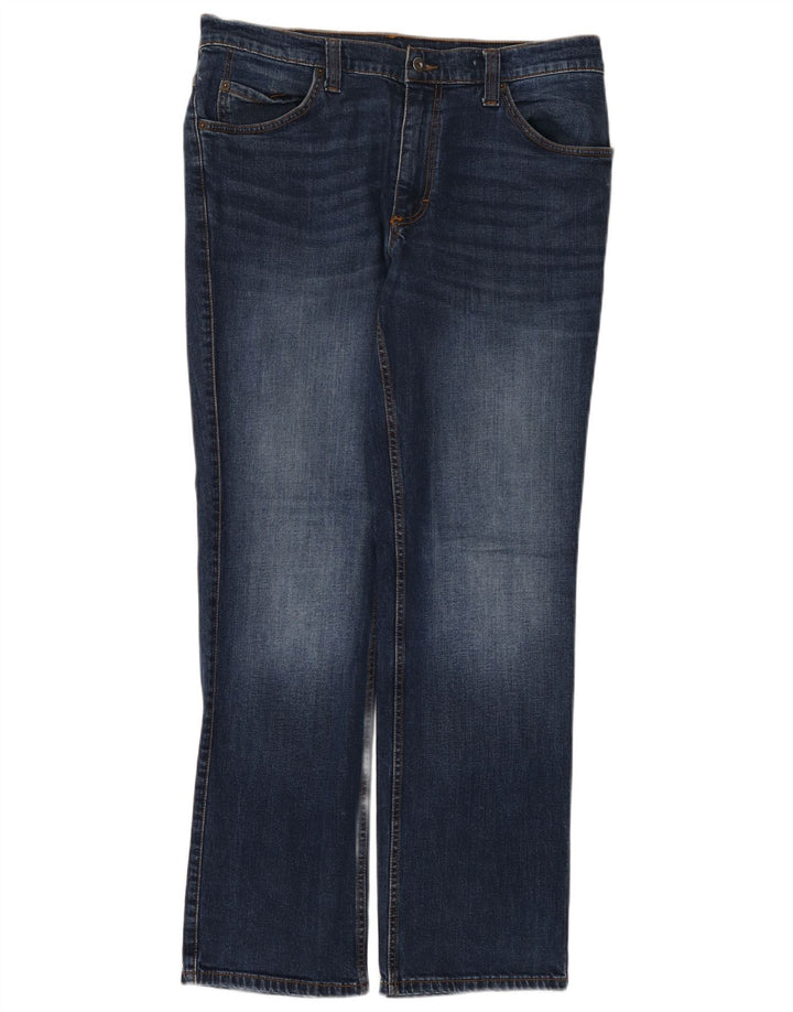 Mustang Vaqueros Rectos Oklahoma para Hombre W36 L32 Algodón Azul