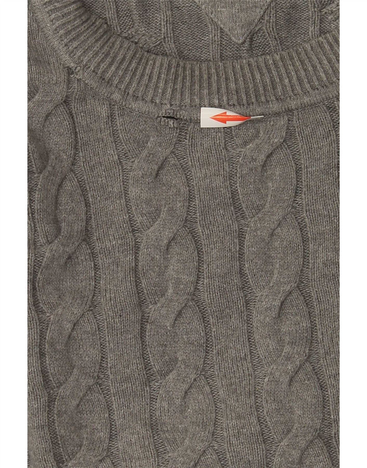 Tommy Hilfiger Jersey con cuello redondo para hombre de algodón gris medio