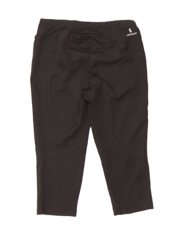 NEW BALANCE Womens Capri Leggings Medium Black Vintage New Balance and Second-Hand New Balance from Messina Hembry 