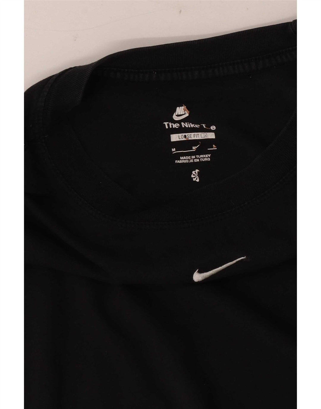 Camiseta Nike de corte holgado para hombre, talla mediana, negro