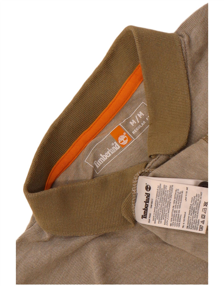 Timberland Polo Regular Fit para Hombre Algodón Caqui Medio