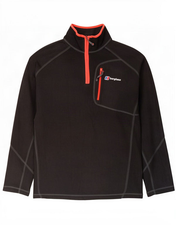 Berghaus Jersey Polar Hombre con Cremallera y Cuello XL Poliéster Negro