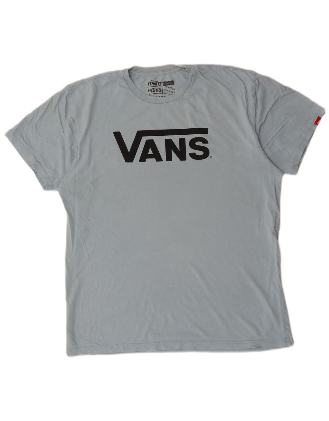 Vans - Camiseta gráfica para hombre, talla grande, algodón azul