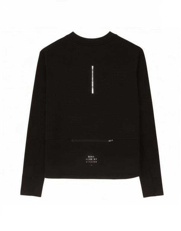 Nike Mujer Dri Fit Top Manga Larga UK 46 Grande Negro