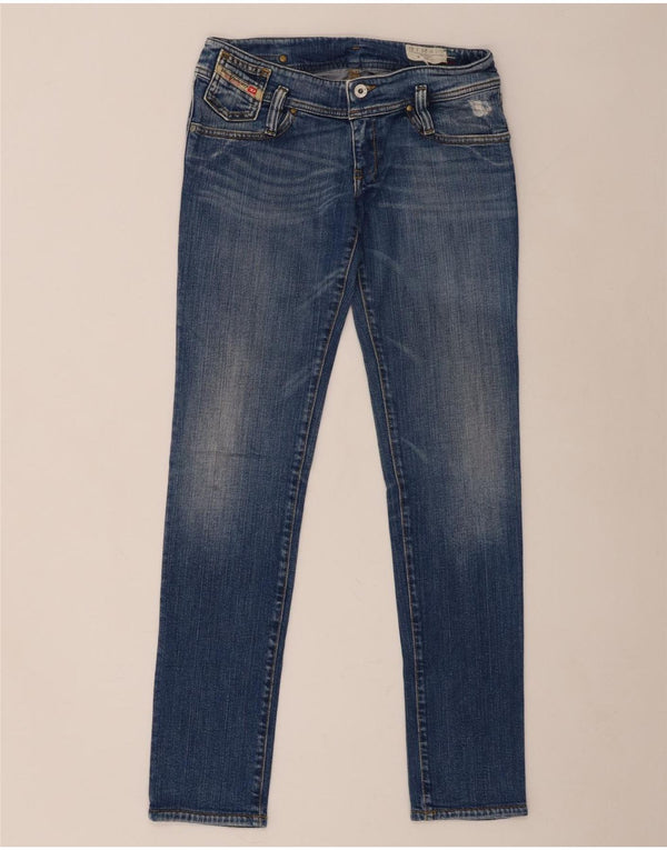 Diesel Mujer Matic Vaqueros Slim Desgastados W28 L32 Azul