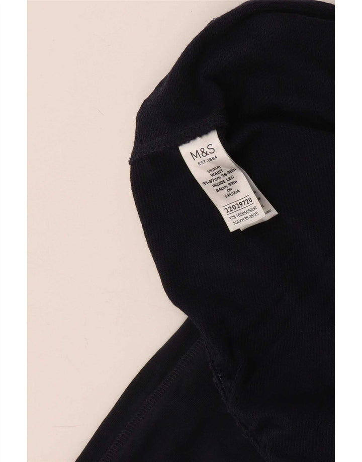 Marks & Spencer - Pantalón de chándal para hombre, talla grande, algodón azul marino
