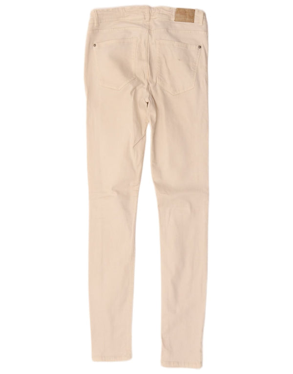 Zara Womens Skinny Jeans W28 L31 Beige