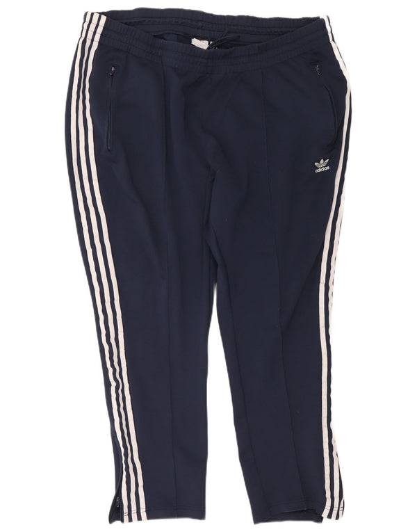Adidas - Pantalón de chándal para mujer, talla 38/30, 3XL, algodón azul marino
