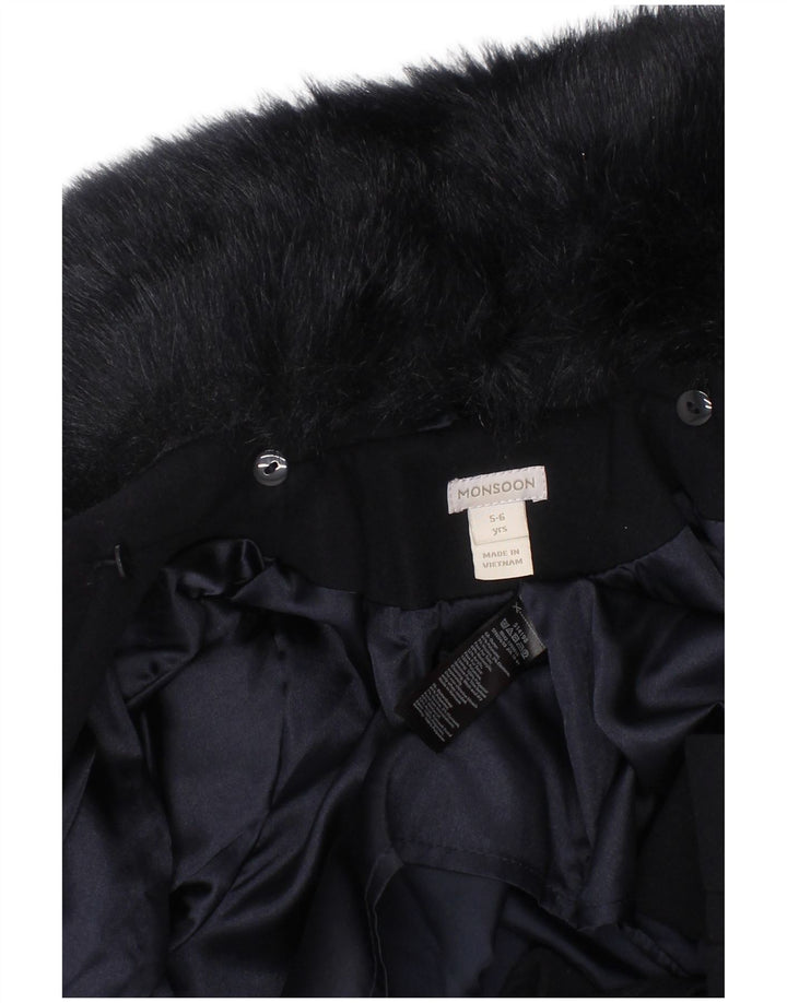 Monsoon Abrigo Niña 5-6 Años Azul Marino Poliéster