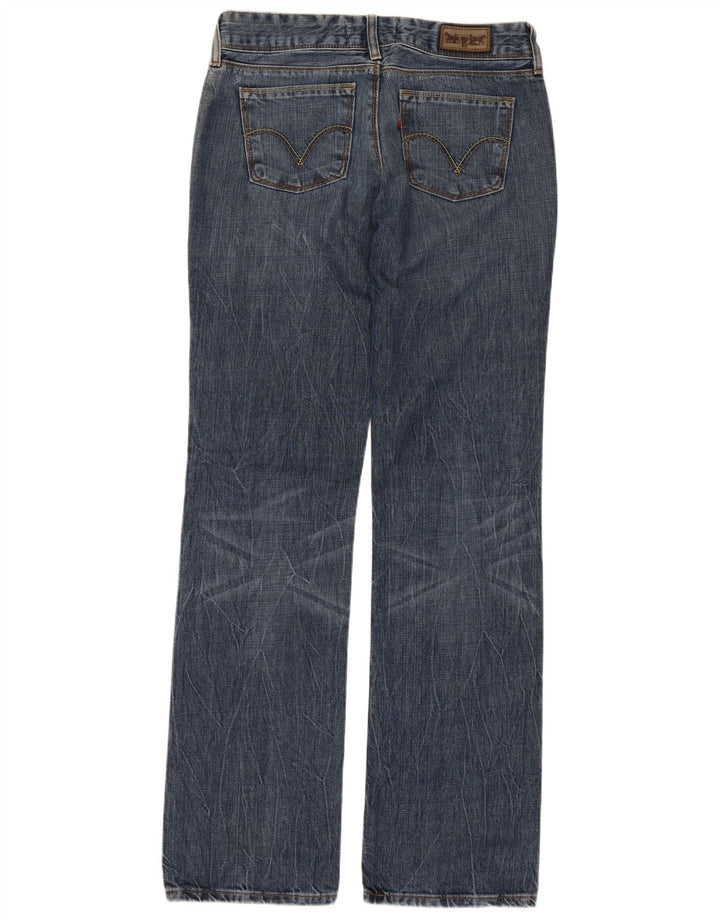 LEVI'S Vaqueros Rectos 570 Mujer W30 L34 Algodón Azul