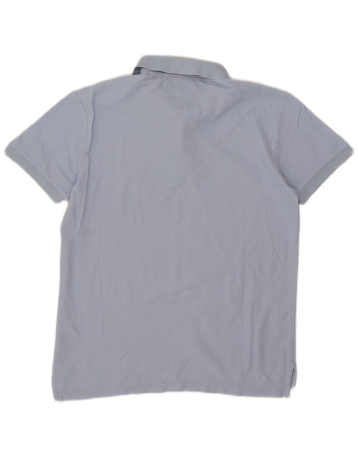 Polo Tommy Hilfiger de corte regular para hombre de algodón azul medio