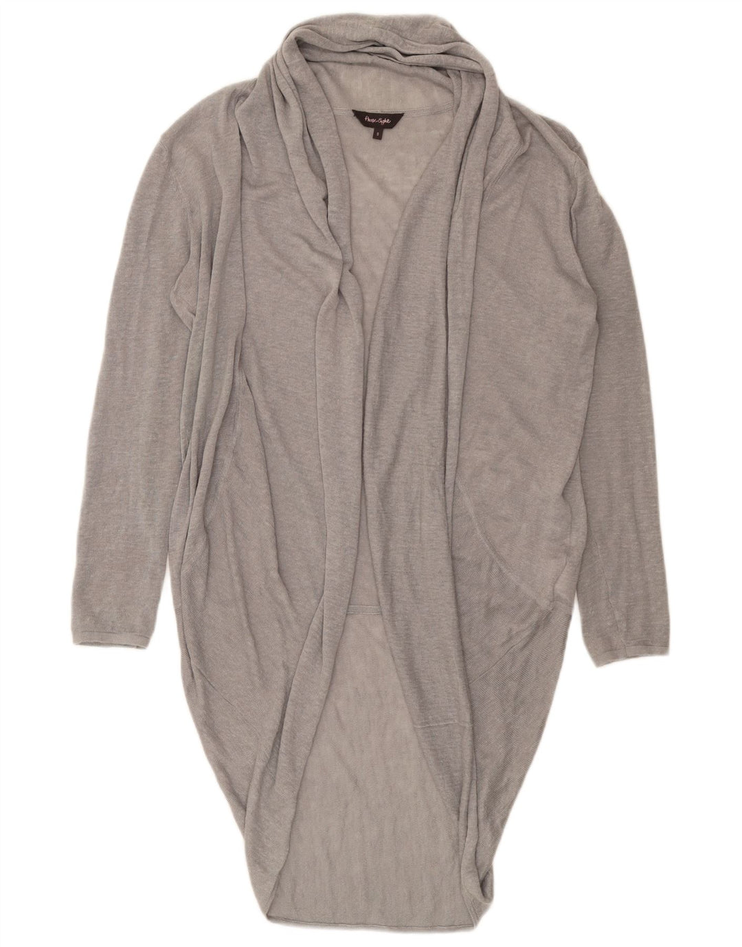 Phase Eight Suéter tipo cárdigan largo de gran tamaño para mujer UK 10 Small Grey