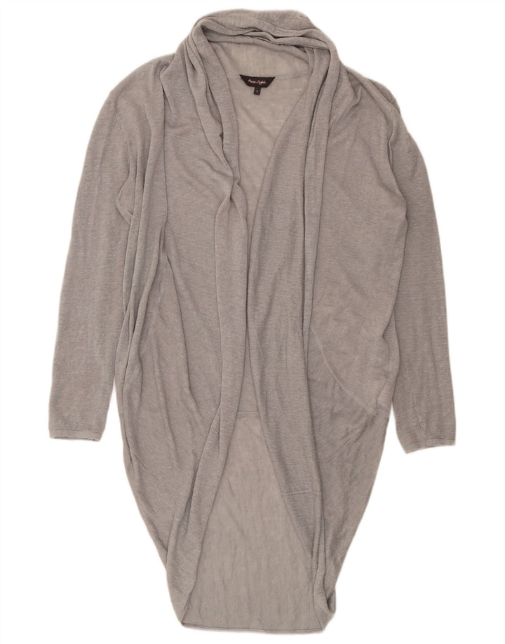 Phase Eight Suéter tipo cárdigan largo de gran tamaño para mujer UK 10 Small Grey