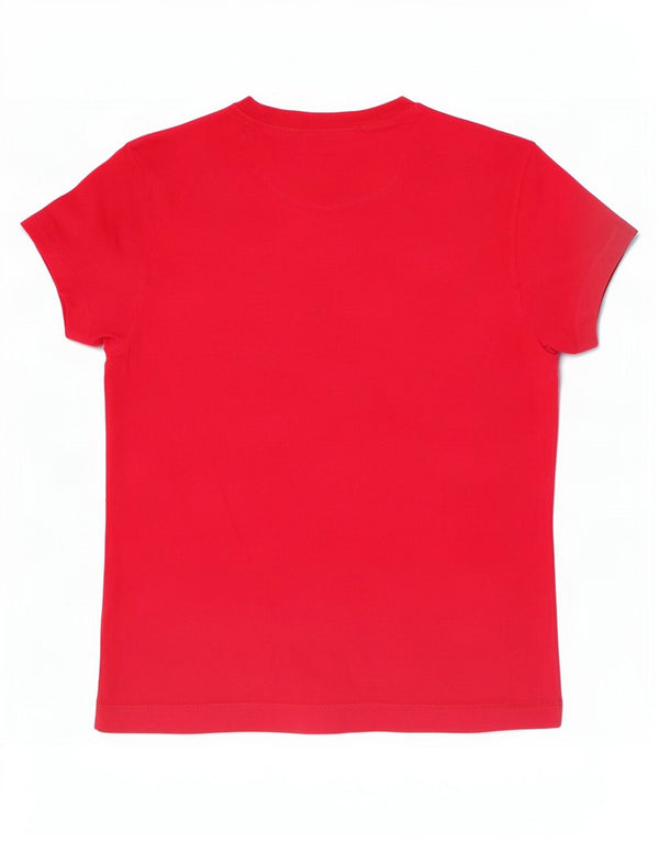 Berghaus Camiseta gráfica para mujer Top UK 44 Mediano Rojo Floral Algodón
