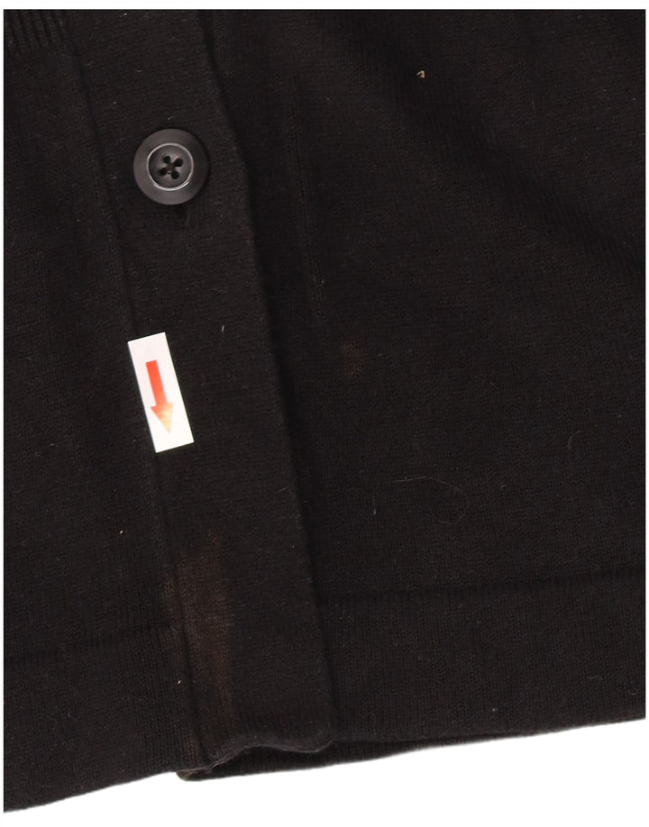 Eddie Bauer Suéter tipo cárdigan para mujer Reino Unido 14 Algodón negro mediano