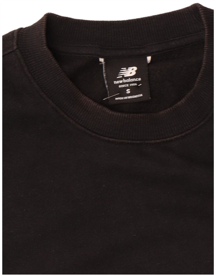 New Balance Hombre Sudadera Jumper Small Negro