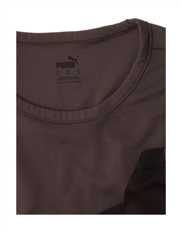 Camiseta Puma Hombre Top Gris Medio Colorblock